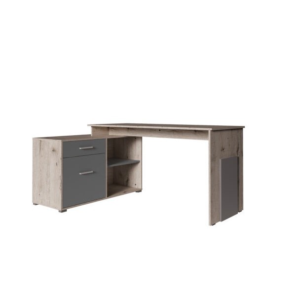 BUREAU ANGLE COMO WELLINGTON GRIS