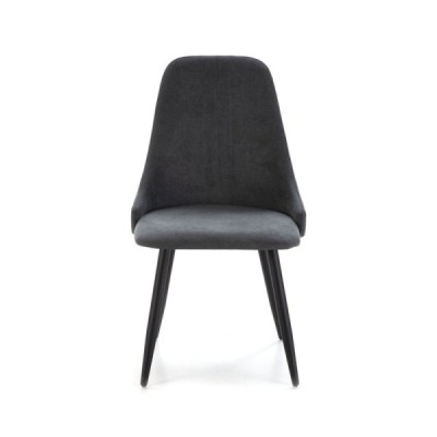 chaise-mani-gris-fonc-pied-noir-4p-c