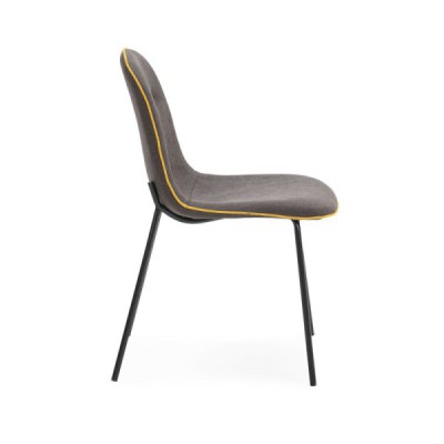 chaise-nene-gris-piping-moutarde-4p-c