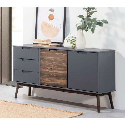buffet-nussa-2p3t-gris-ant-cire-fonce-140x40x80-cm