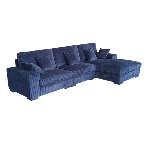 Canapé d'angle Bleu / H-9700BLUERIGHT
