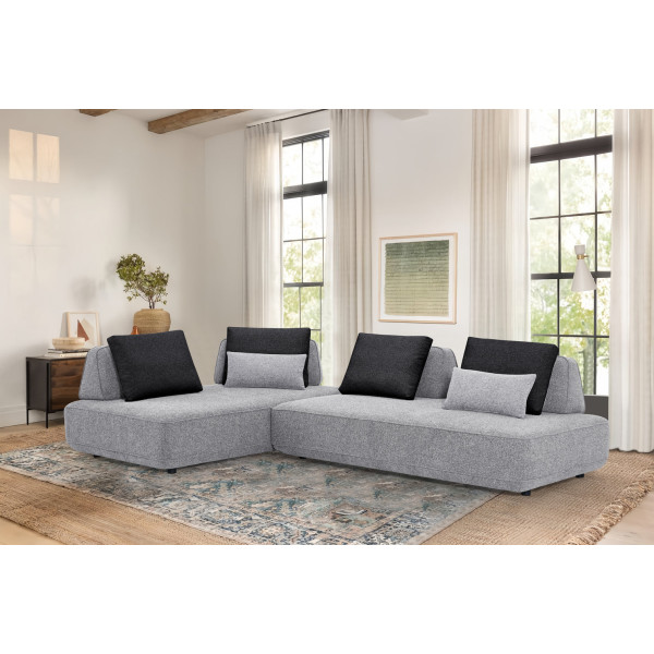 Canapé OTELO WHITE DARK GREY SF-379 WHITE DARK GREY